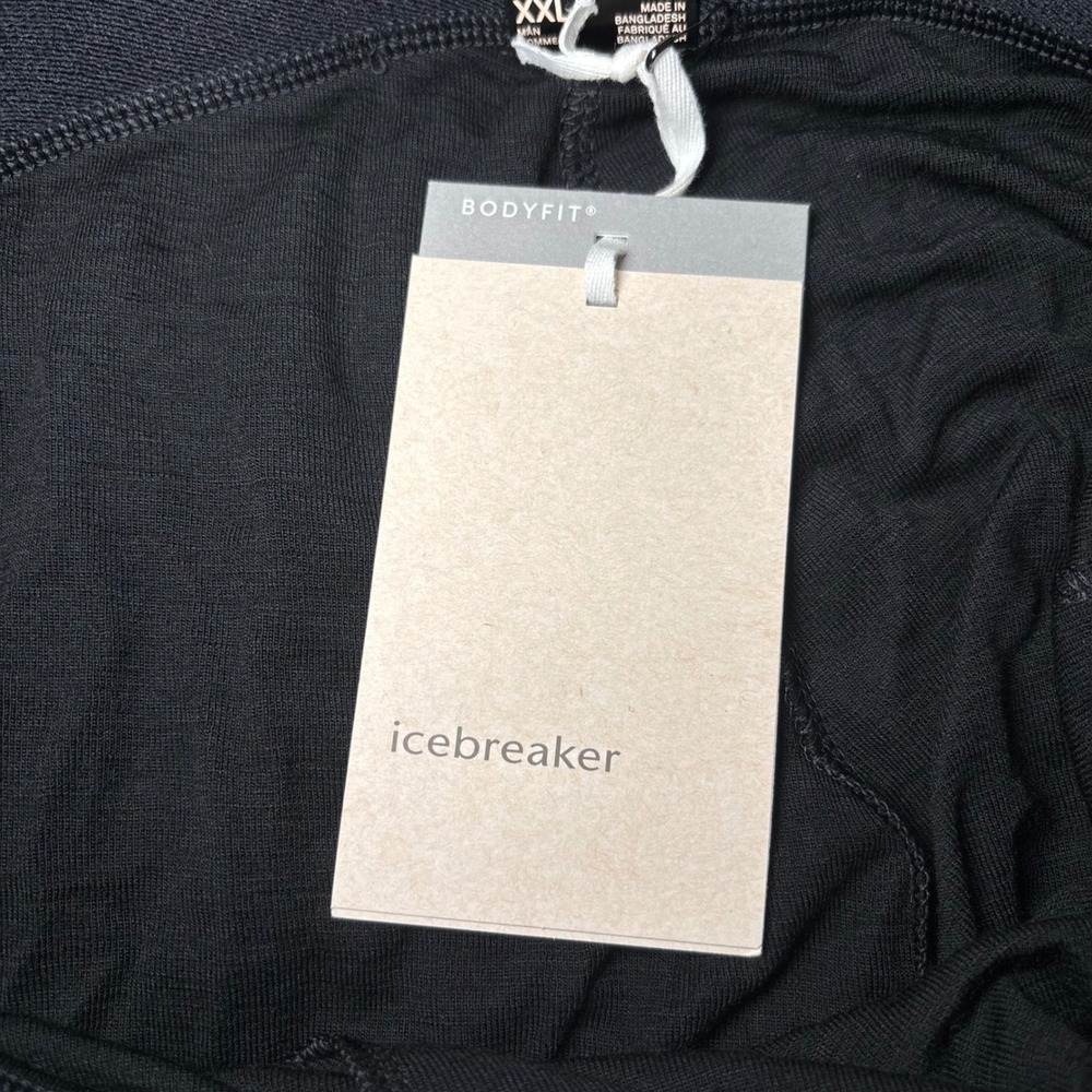 Icebreaker Mens 175 Everyday Leggings Black Merino Wool Base Layer XXL - Picture 5 of 12